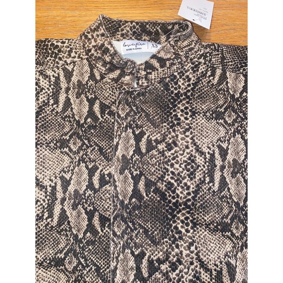 Love-Fire Python Denim Jacket-XS - Picture 2 of 7